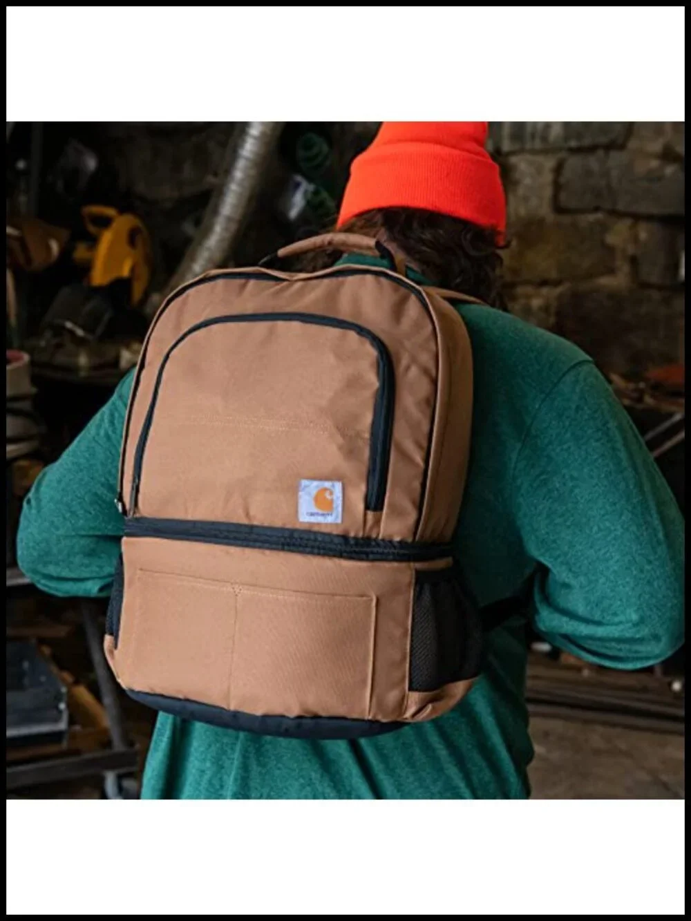 Insulated 24 Can Cooler Backpack with Padded Straps, Water Resistant, 600